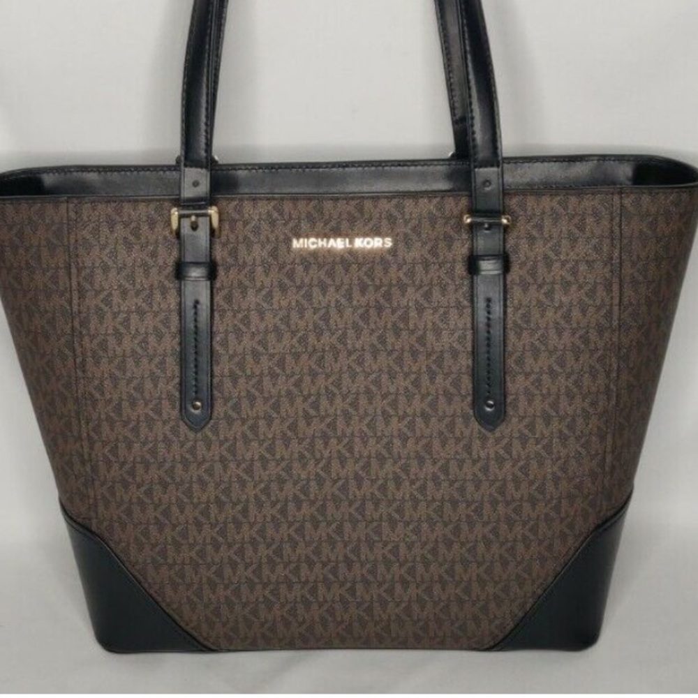 MICHAEL KORS TOTE brown/black new with tag